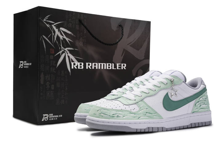 Nike Nike Big Low top Skateboard Shoes Unisex White Green