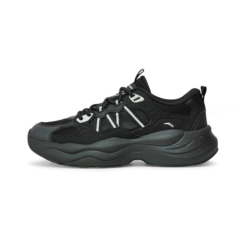 Anta PG Low top Casual Chunky Sneakers Women's Silver Black