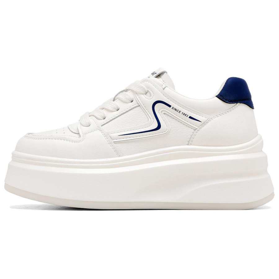 ST&SAT Synthetic Leather, Split Cow Leather Skateboard Shoes 6CM Women's