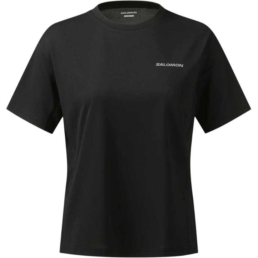 SALOMON T Shirts Women's Black Crew Neck