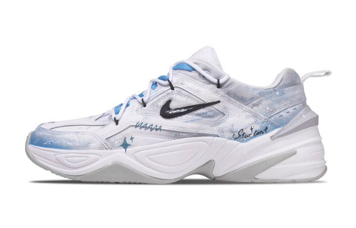 Nike Nike M2K Tekno Cloud Wave Star Trace Cushioning Abrasion Resistant Breathable Slip Resistant Low top Chunky Sneakers