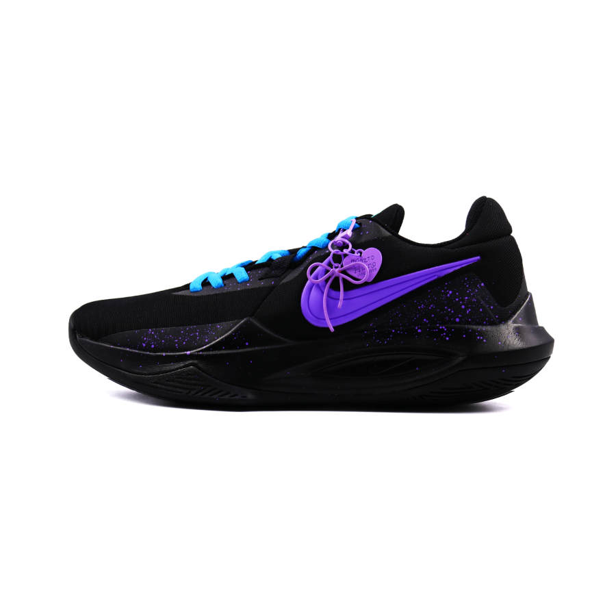 Nike Nike Precision 6 Purple Night Star Fabric Low top Basketball Shoes Men's Black Purple