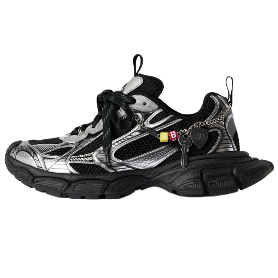 Balenciaga 3XL Low top Chunky Sneakers Men's Black