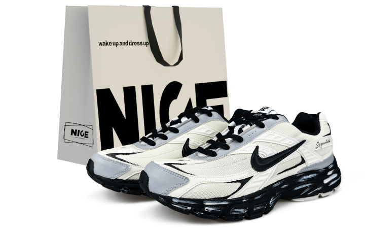 Nike Nike Initiator Low top Running Shoes Unisex Black White Gray