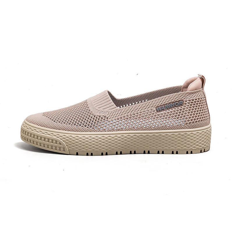 Warrior Pu Height Increasing Abrasion Resistant Lightweight Low top Casual Shoes Women's