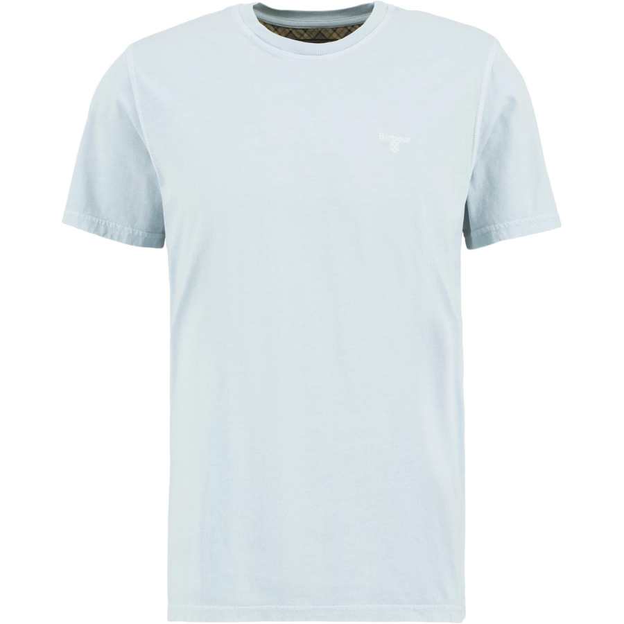 BARBOUR T Shirts Men's Washed Sky Blue Crew Neck