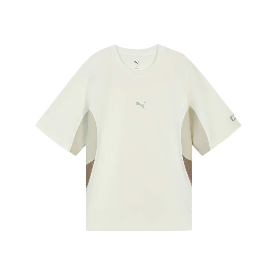 PUMA T Shirts Men's Warm White 87 Crew Neck Moderate
