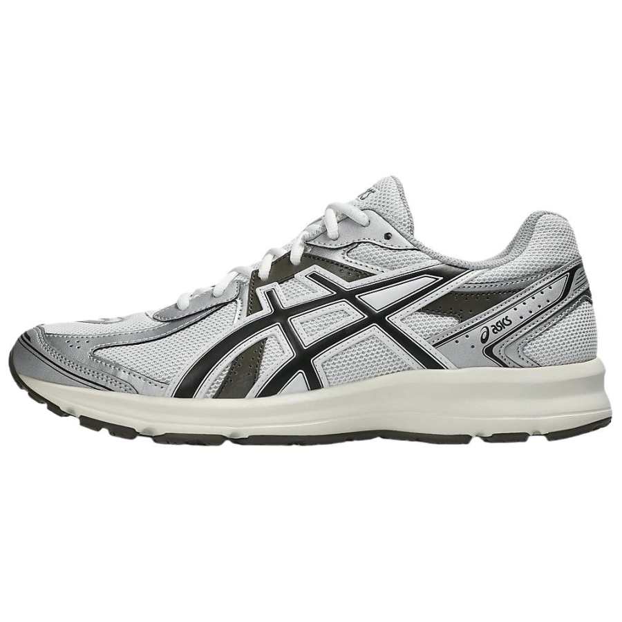 ASICS JOG 100S Breathable Running Shoes Unisex White Black