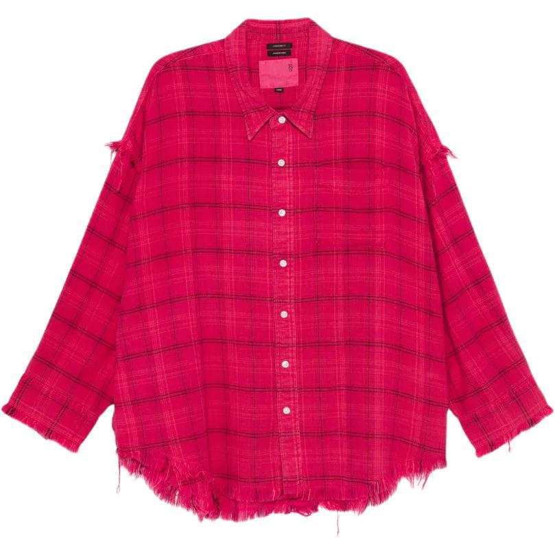 R13 R13 Shirts Men's Pink Moderate