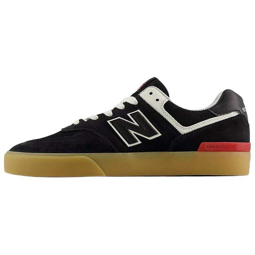 New Balance New Balance Numeric 574 Skateboard Shoes Unisex Black White
