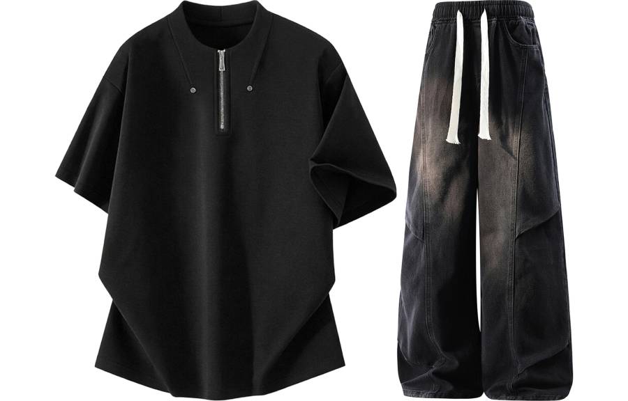 GWAF Casual Sportswear Unisex Crew Neck Moderate