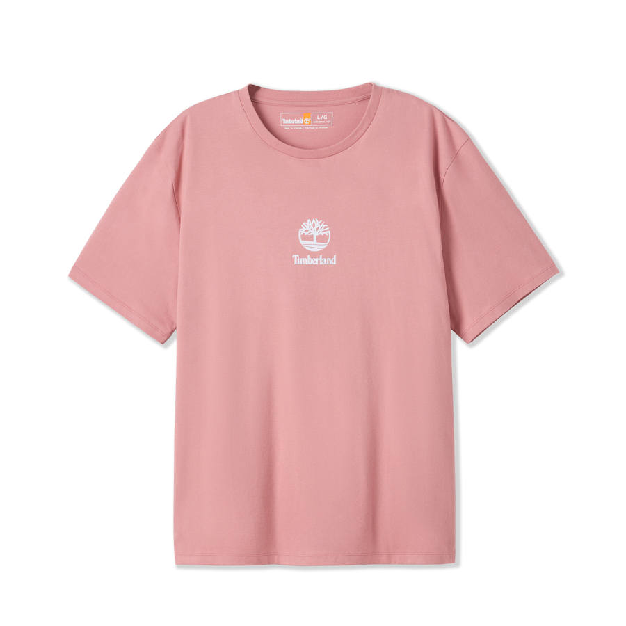 Timberland T Shirts Men's Russet Red Crew Neck