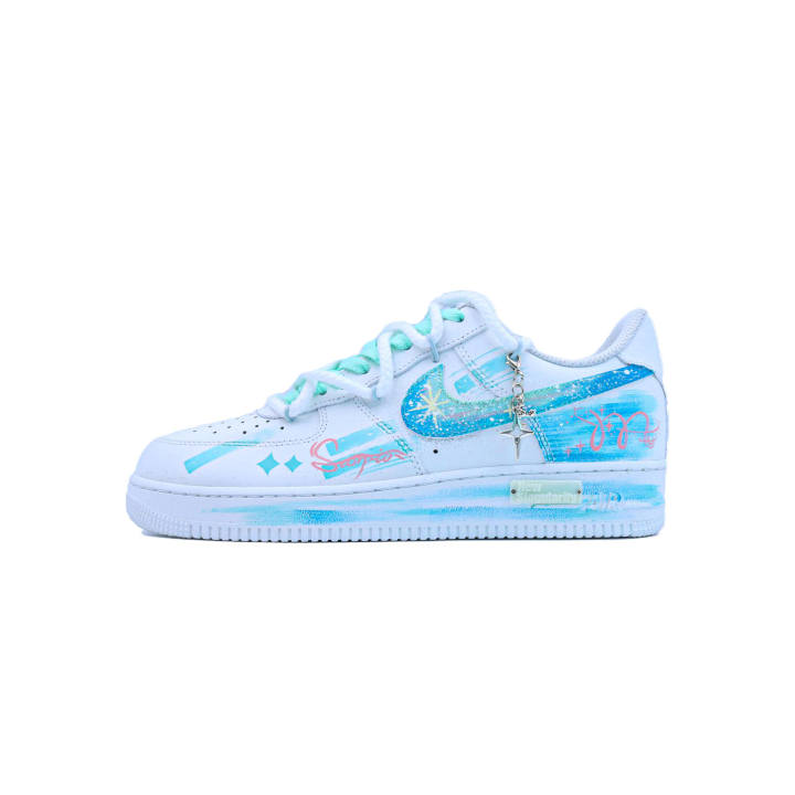 Nike Nike Air Force 1 Skateboard Shoes Unisex Low Top Blue