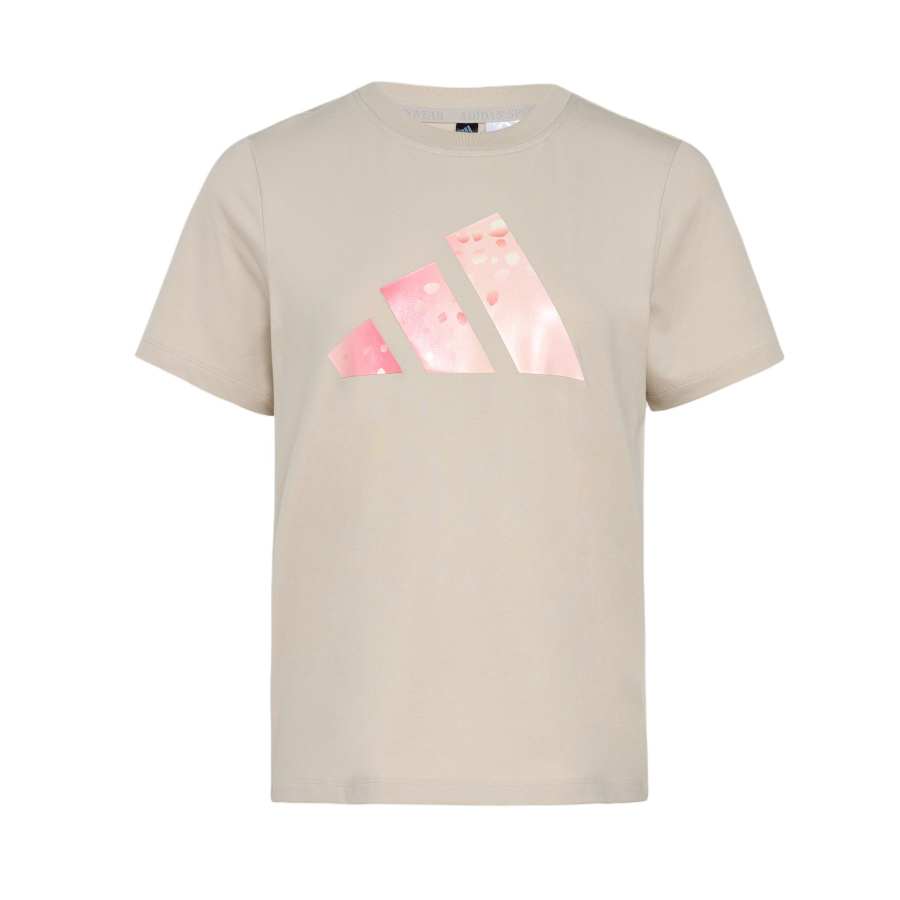 Adidas Adidas T Shirts Women's Miracle Bauxite Brown Crew Neck Moderate