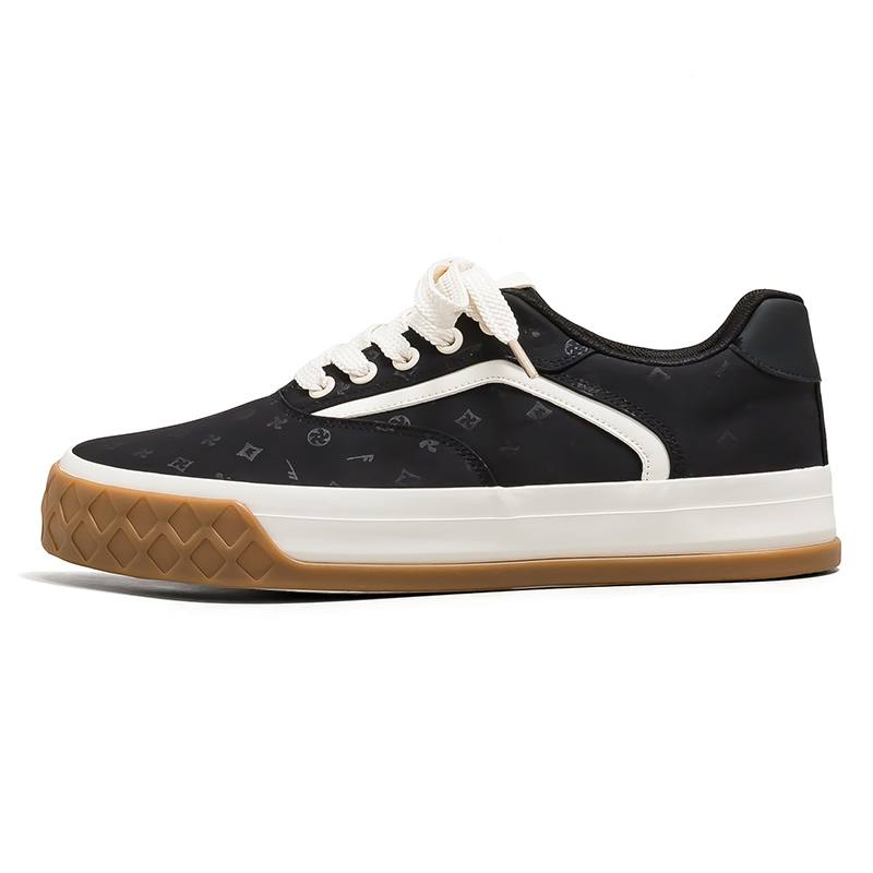 Warrior Abrasion Resistant Lightweight Breathable Low top Canvas Shoes Men's Black