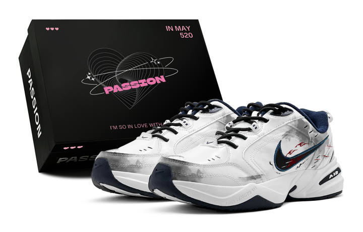 Nike Nike Air Monarch 4 Spring Renewal, Stunning Ink Dyed, Chinese Style And Trend, Individual Trendy And Cool Low top