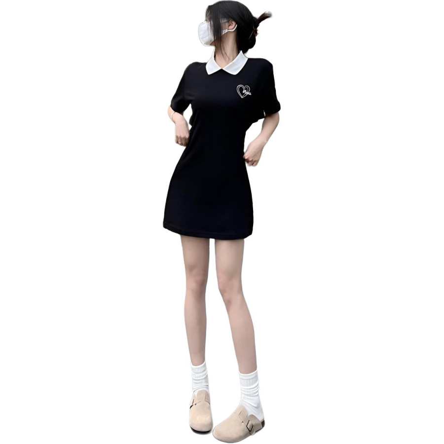 Cotton Gene Short Sleeved Dress Women's
