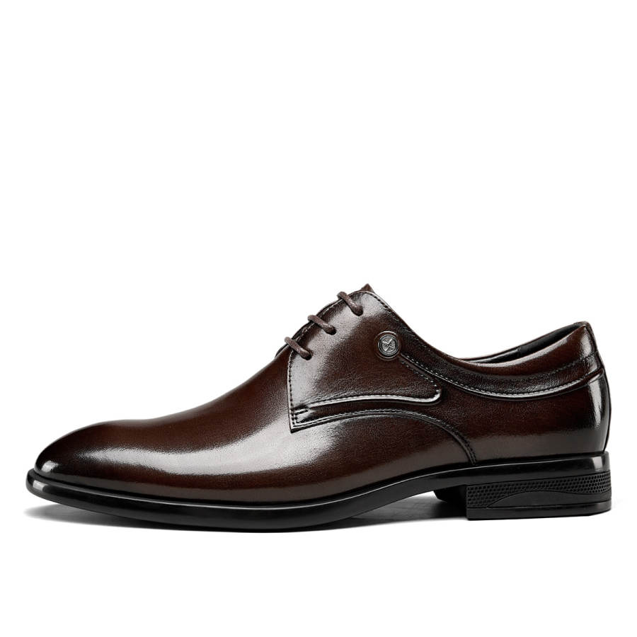 YEARCON Cow Leather Dress Shoes Men's