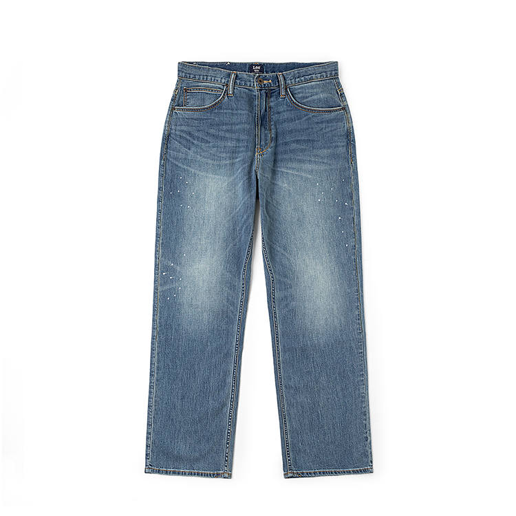 Lee Lee Jeans Men's Light Blue Moderate Straight Fit Pants