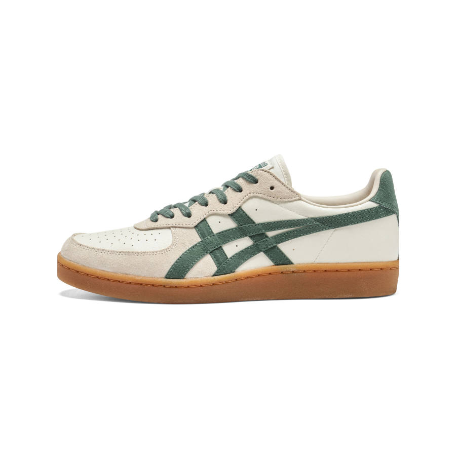 Onitsuka Tiger GSM Cushioning Abrasion Resistant Low top Skateboard Shoes Unisex White Green