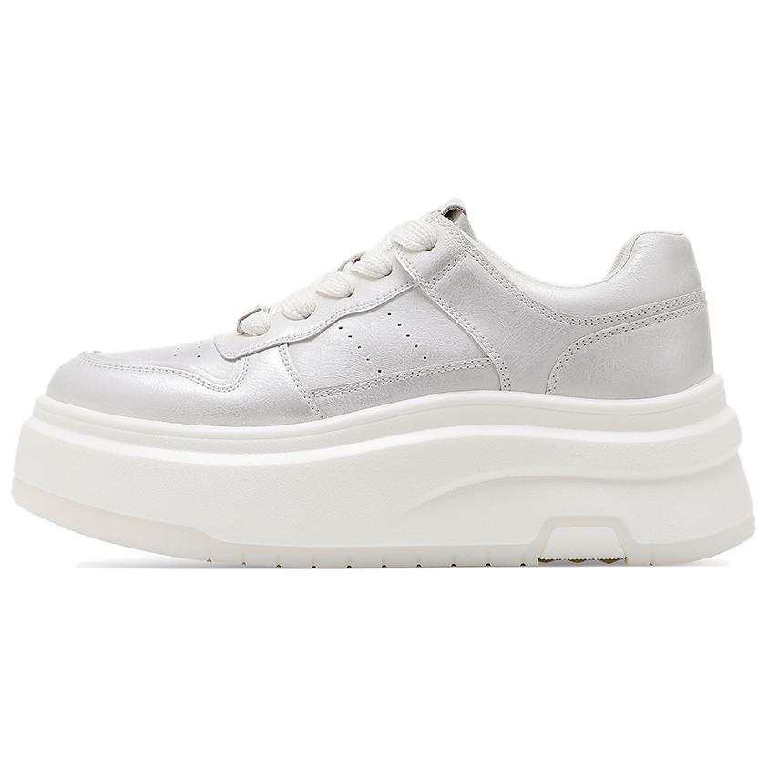 ST&SAT Synthetic Leather Lightweight Low top Skateboard Shoes 5.5CM Women's
