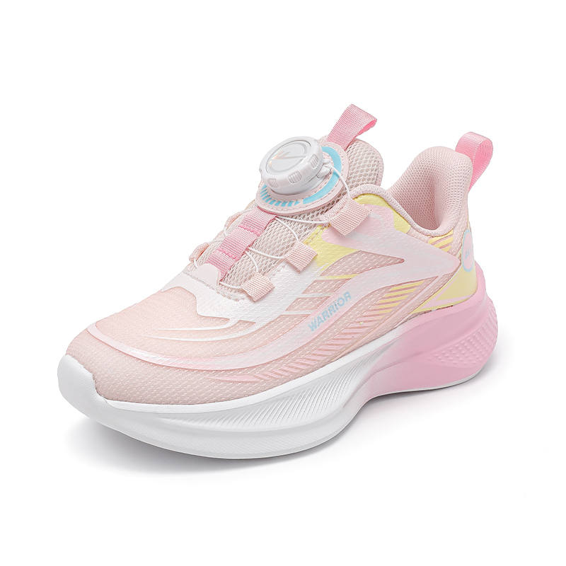 Warrior Synthetic Leather Slip Resistant Cushioning Breathable Low top Casual Running Shoes Kids'