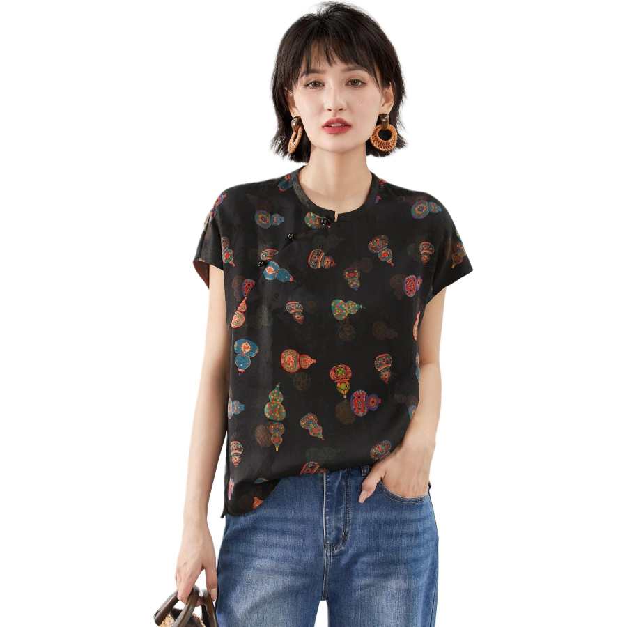 JBBCN T Shirts Women's Image Color Crew Neck