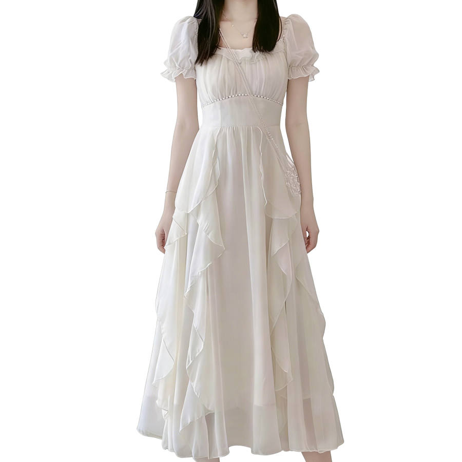 CPAURA Short Sleeved Dress Women's