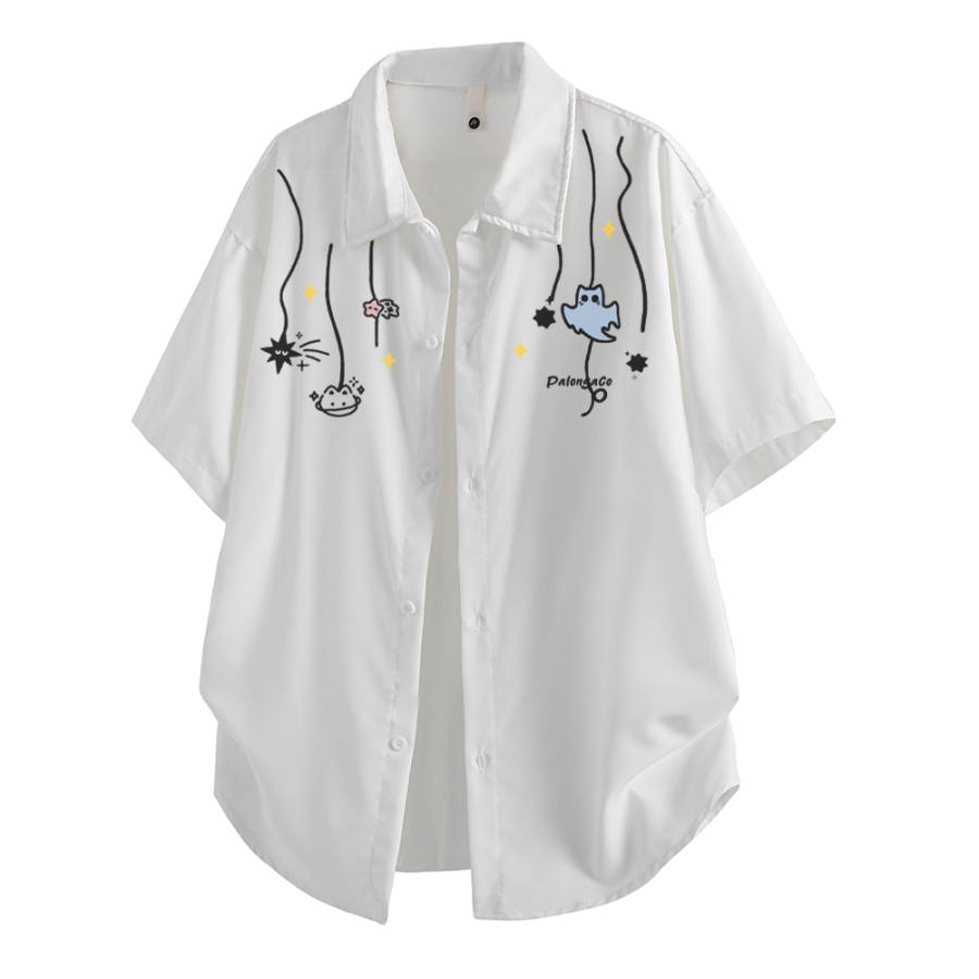PAL ONGACO Shirts Unisex Lapel Moderate Other