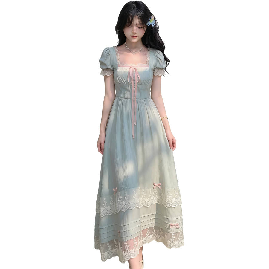 CPAURA Short Sleeved Dress Women's