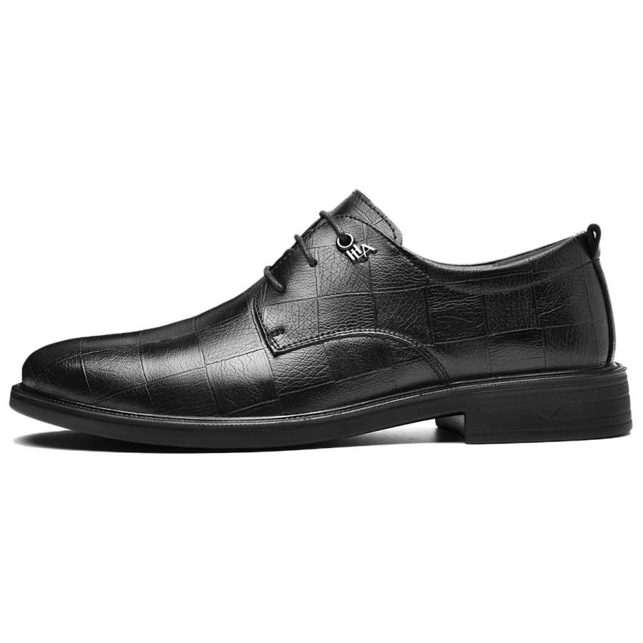HLA Dress Shoes Men's Low Top Black