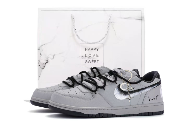 Nike Nike Big Low top Skateboard Shoes Unisex White Black