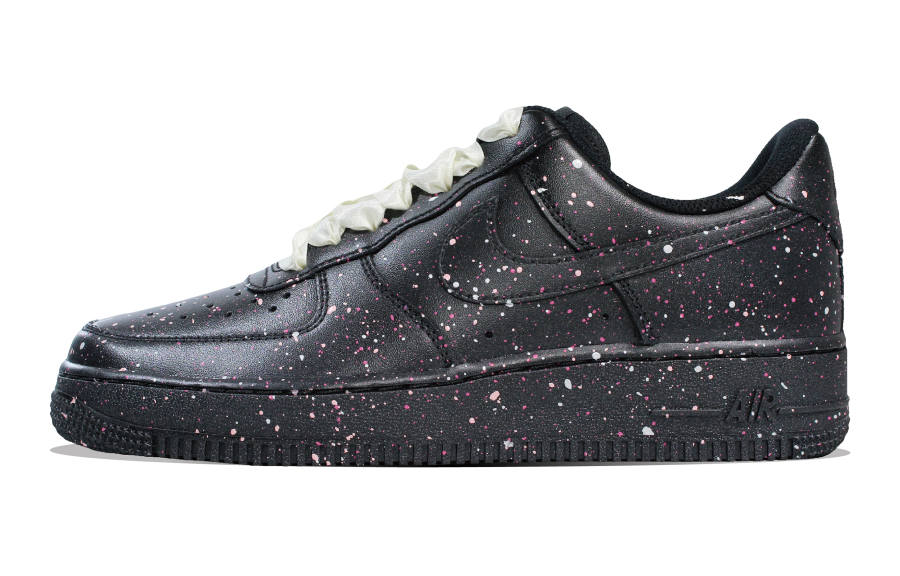 Nike Nike Air Force 1 Air Force 1, Ink Splatter Firework, Wild Culture Abrasion Resistant Slip Resistant Low top