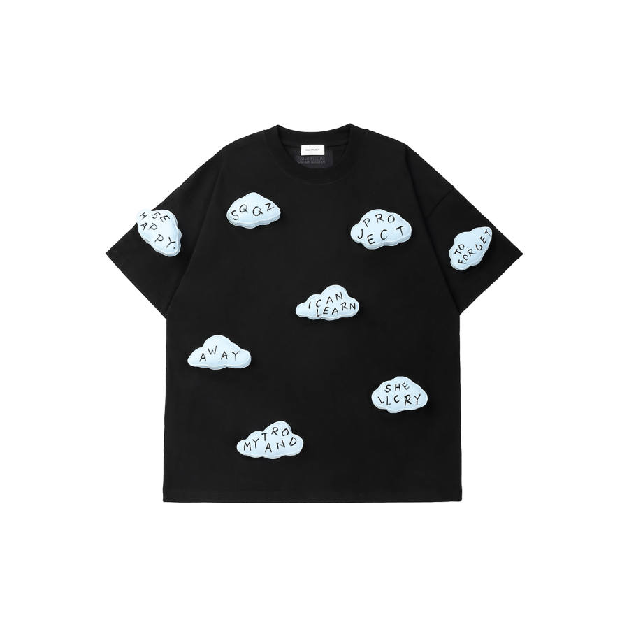 SQQZ Project Loose Fit Short Sleeved T Shirts Unisex