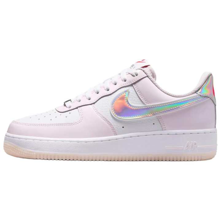 Nike Nike Air Force 1 Breathable Skateboard Shoes Women's White Light Pink