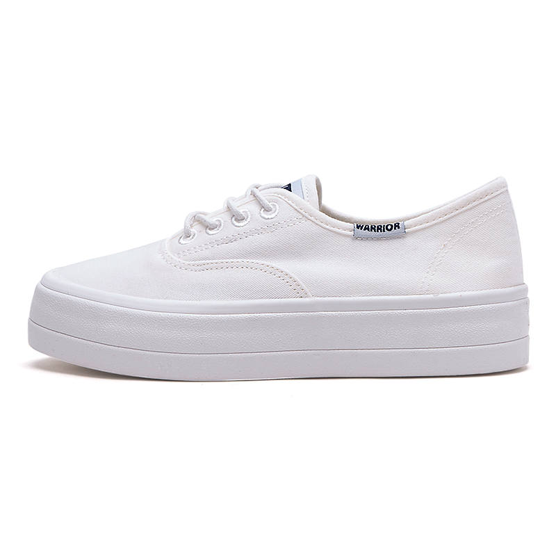 Warrior Canvas Shoes Platform Height Increasing Abrasion Resistant Low top Casual Skate Shoes Women's