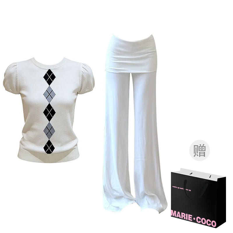 MARIE·COCO Casual Suits Women's Crew Neck Moderate