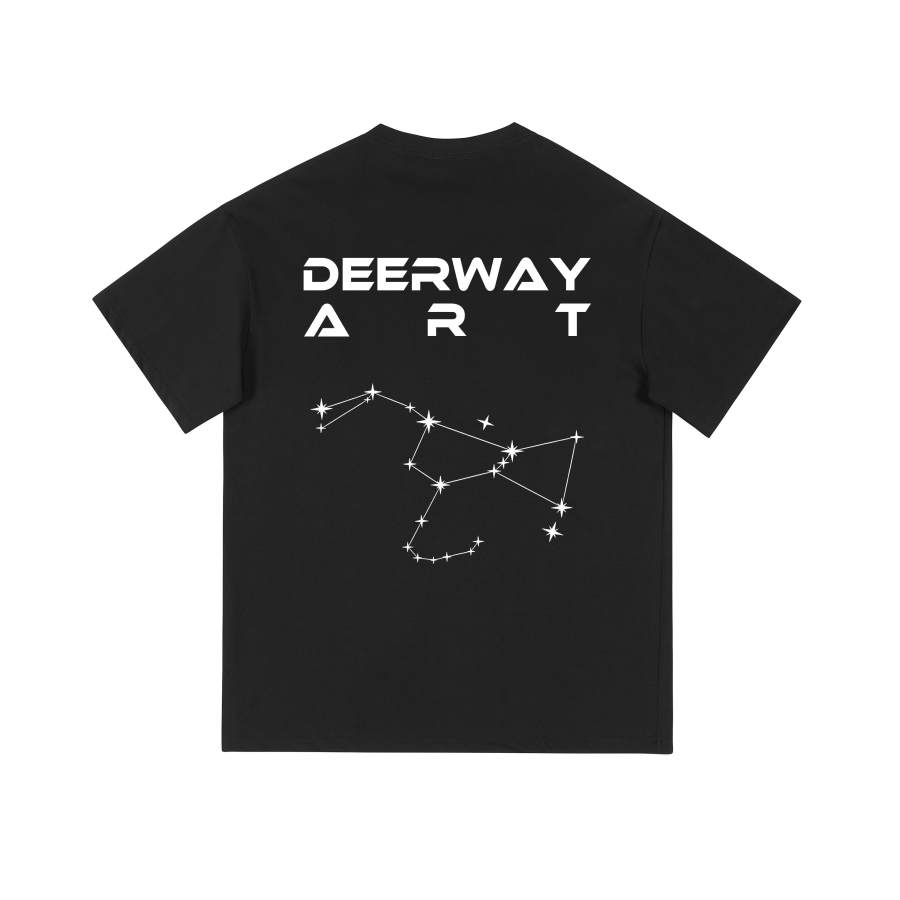 DEERWAY T Shirts Unisex Crew Neck Moderate Straight Fit