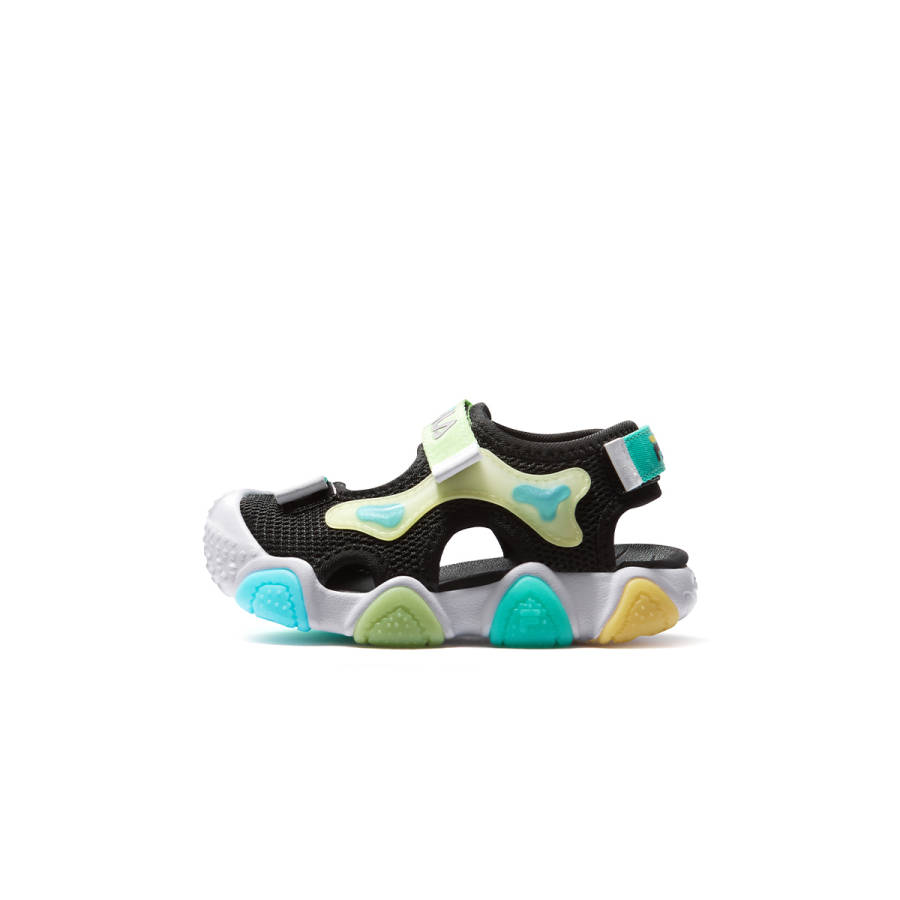 FILA KIDS SEASON FSW Fabric Children's Sandals Ebony/Jade Sandalwood Green Infant And Toddler
