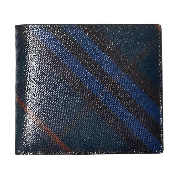 Burberry Cotton Wallet Men's Midnight Blue