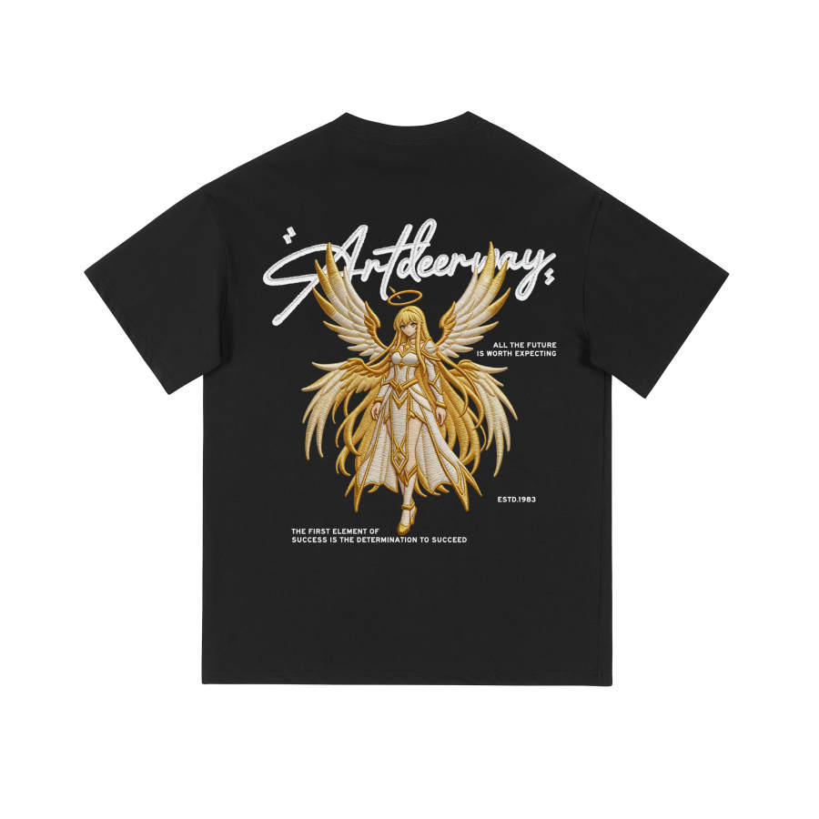 DEERWAY T Shirts Unisex Crew Neck Moderate Straight Fit