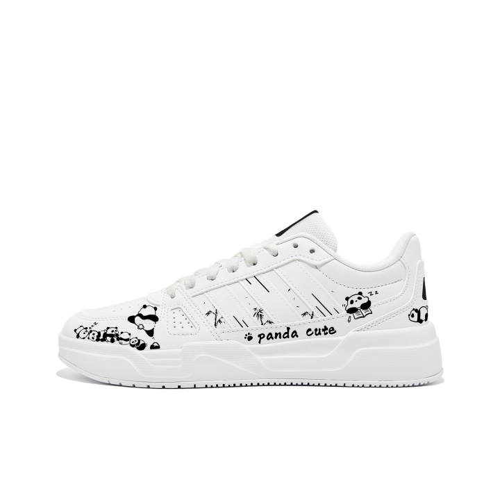 Adidas Adidas LITE BALLER Panda Panpan Pu Low top Skateboard Shoes Unisex Black White