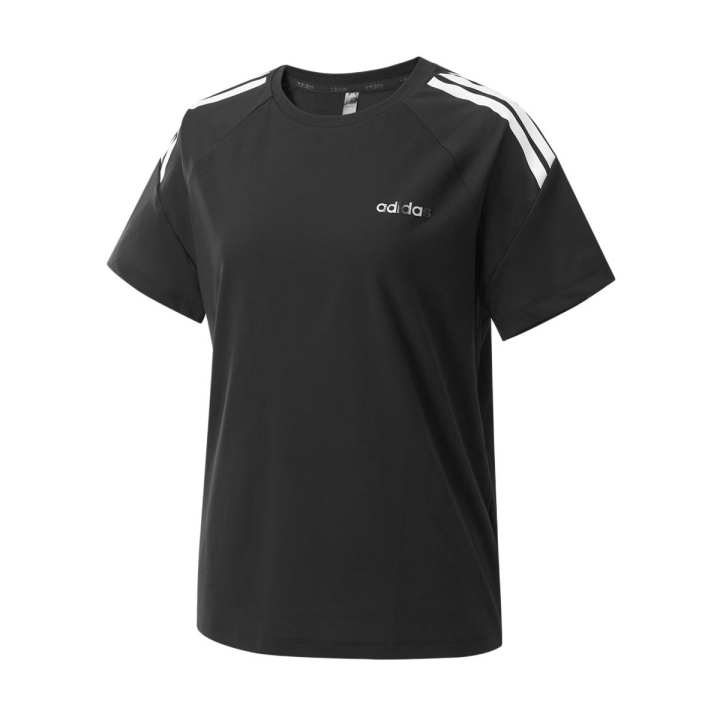 Adidas Adidas T Shirts Women's Black Crew Neck Moderate