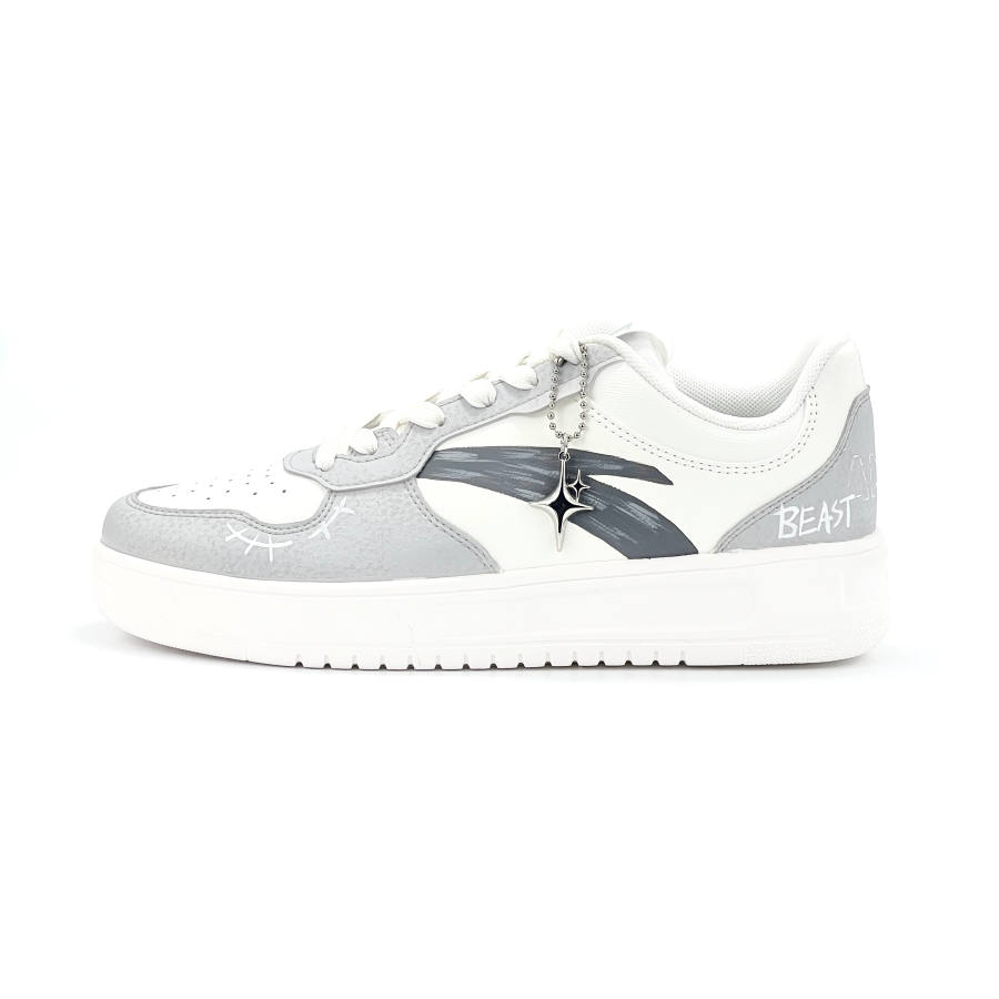 Anta Easy Casual Spring Summer Running Shoes Height Increasing Lightweight Breathable Low top Skateboard Shoes Unisex