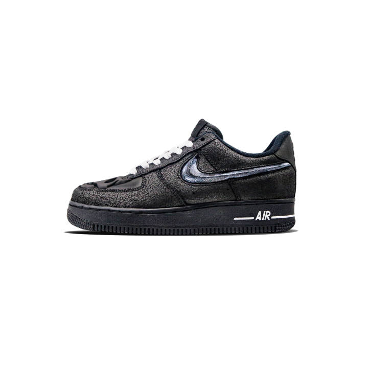 Nike Nike Air Force 1 Rift Black Abrasion Resistant Low top Skateboard Shoes Unisex Black