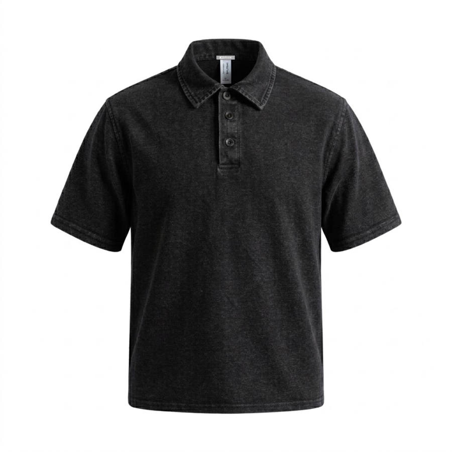 Hodo Polo Shirts Unisex Lapel Moderate Straight Fit