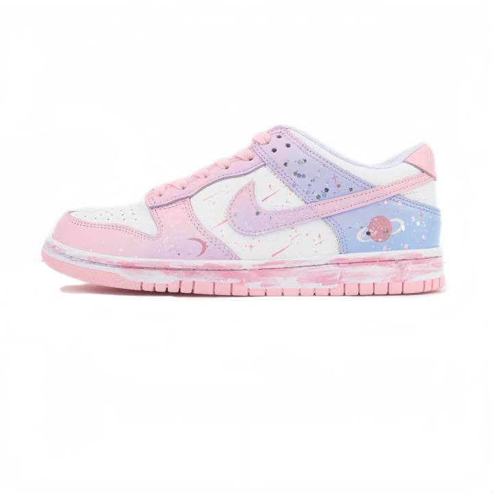 Nike Nike Dunk Moonlight Low top Skateboard Shoes Women's Blue Pink