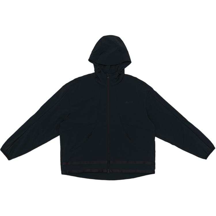 ANTA Jackets Unisex Black Hooded Thin Other