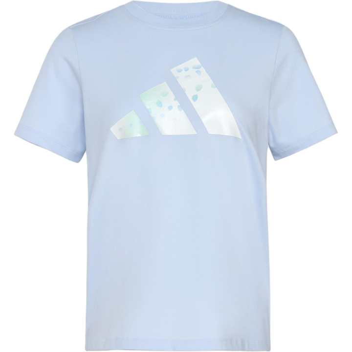 Adidas Adidas T Shirts Women's Crystal Blue Crew Neck Moderate