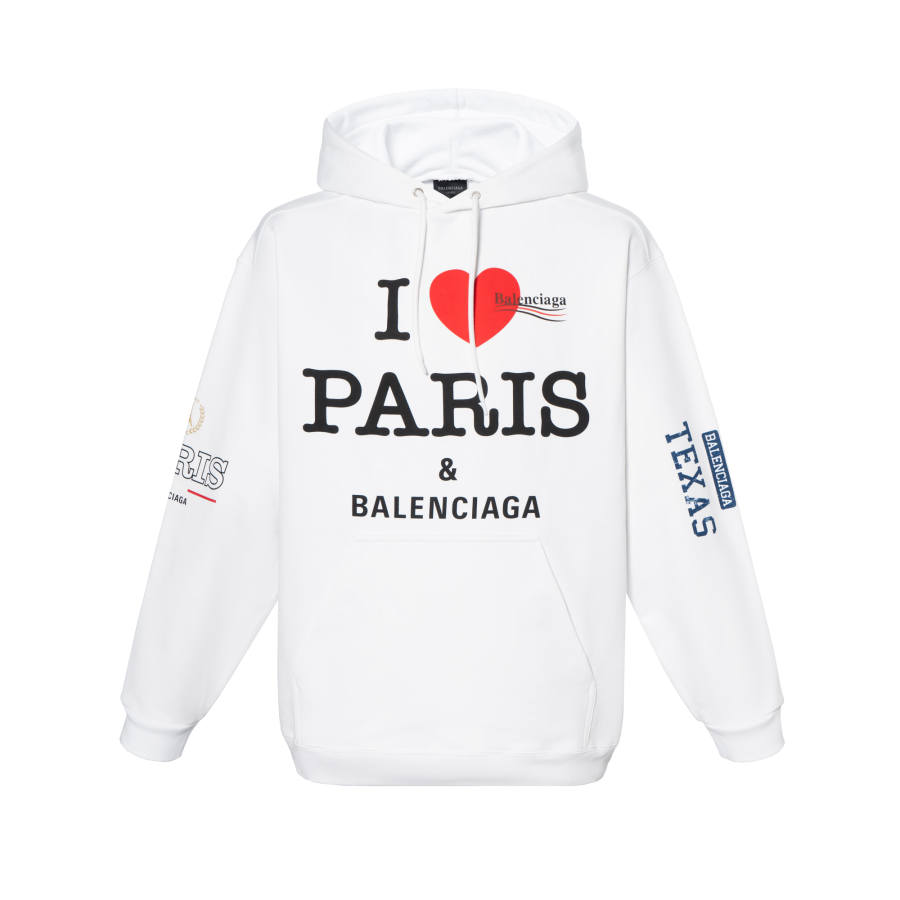 Balenciaga SS25 Sweatshirt Unisex White